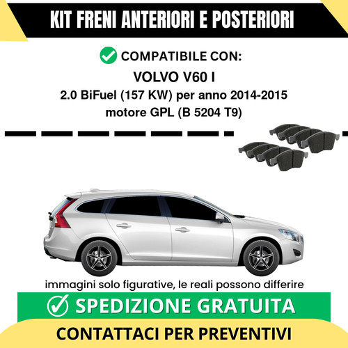 Pastiglie freno ant - ant, post