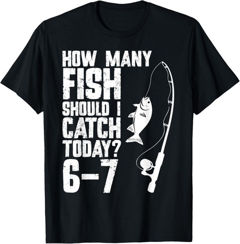 Maglietta six seven meme fish - maglietta,