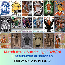 Topps MATCH ATTAX 25/26 Bundesliga 2025/2026 - scegli CARTE SPECIALI tra TUTTE