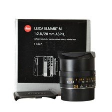 LEICA 28mm F 2.8 ELMARIT M ASPH BLACK 11 677 - USATO
