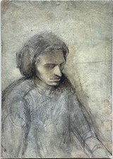 Olio Su Tela Realismo Ritratto