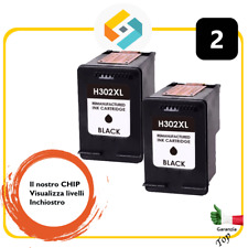 2X Cartuccia per HP 302XL Nero Deskjet 2130 Officejet 3830 3833 3834 compatibili