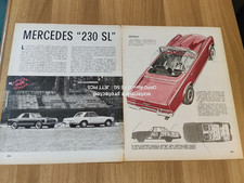 1965 mercedes 230 - sl, scheda