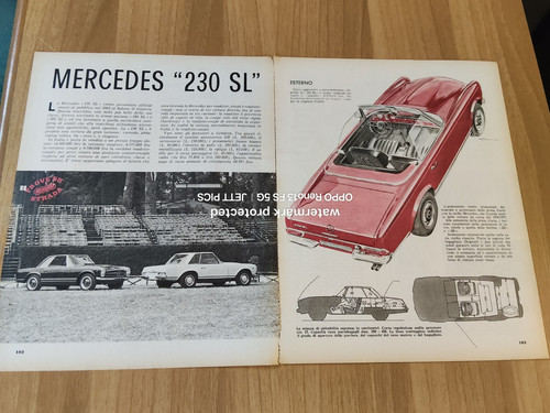 1965 mercedes 230 scheda - 1965,