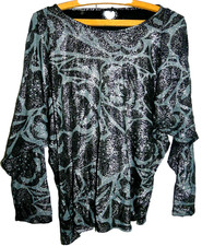 MAGLIA blusa moda donna  - originale vintage anni 80 DESIGN FANTASIA