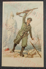 Cartolina Reparti Milizia Universitaria - Libro e Moschetto - Non Viaggiata