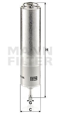 Mann filter filtro carburante - filtro,