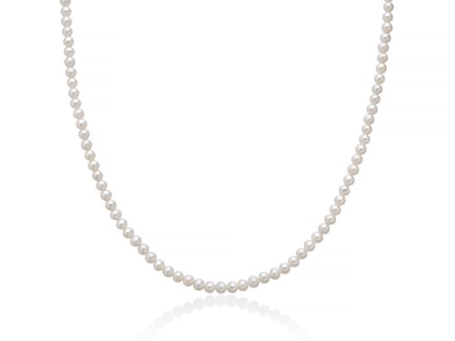 Collana donna girocollo perle - collana,
