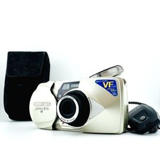 Olympus μ-II 115 VF fotocamera compatta pellicola argento 38-115 mm zoom testata Giappone