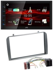 Autoradio JVC USB Bluetooth MP3 DAB 2DIN per Alfa Romeo GT 147 00-10 antracite