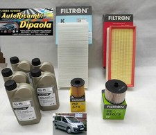 KIT TAGLIANDO FIAT SCUDO 270 (07>) 2.0 MULTIJET 5L OLIO 5W30 o 5W40 + 4 FILTRI