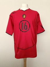Maglia da calcio Nike Nike indossata in casa Belgio 2004-2005 partita vs Grecia