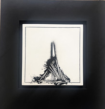 Emilio Scanavino - Cofanetto - Ceramica + serigrafia firmata numerata a mano.