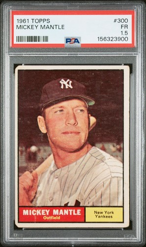 Mickey mantle 1961 topps - mickey,