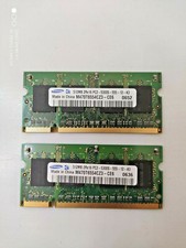 KIT RAM 1GB (2x512MB) DDR2 LAPTOP PC2-5300S 667Mhz SODIMM Notebook Portatile