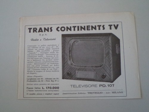 Advertising pubblicità 1955 - advertising,