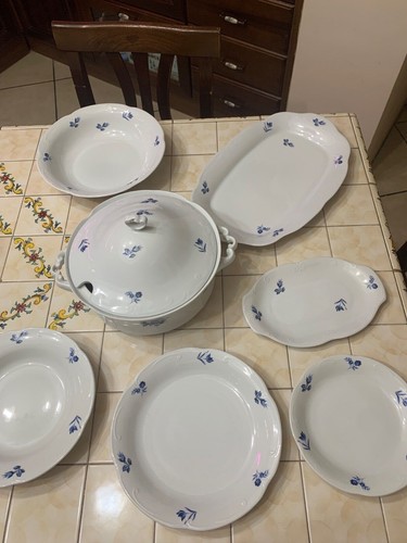 Servizio piatti antico - servizio,