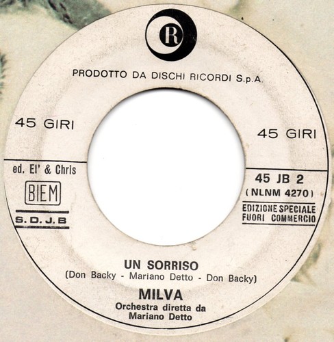 Milva rita pavone disco 45 - pavone,