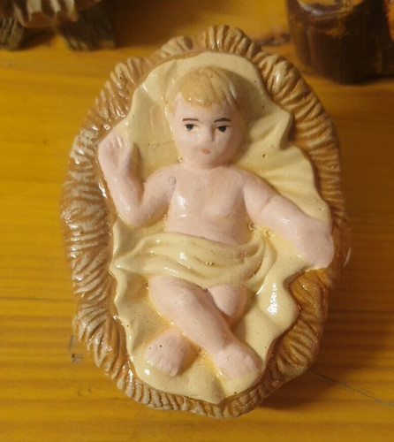 Presepe gesù bambino - presepe, gesso