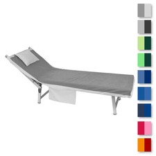 Telo Coprilettino mare Bicolor con tasche e cuscino gonfiabile J657