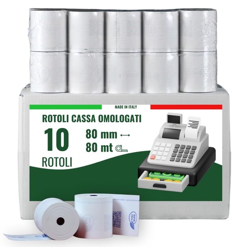 Rotoli cassa 80x80 termica - rotoli,