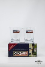 2 Bicchieri CINZANO con Box