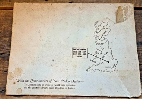1934 philco radio promo - radio,