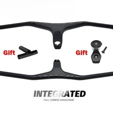 Manubrio Mountain Bike Integrato Carbonio MTB Bicicletta Lucido Opaco Manubrio 