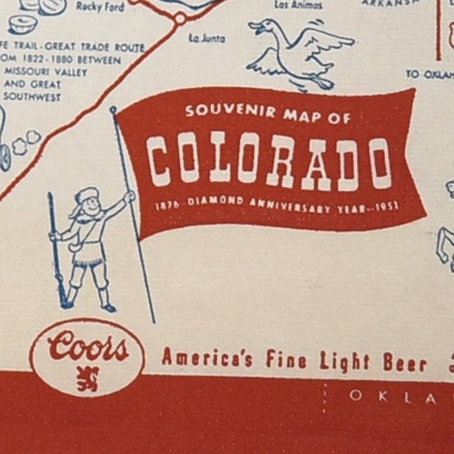 Mappa coors anni birra - mappa, 50