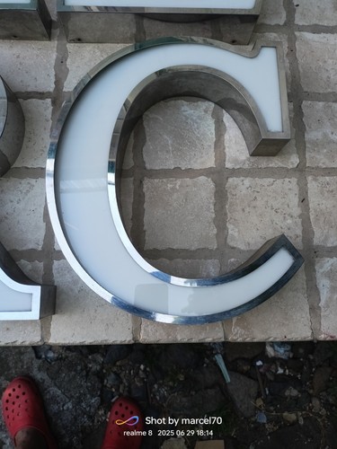Lettera scatolata vintage - lettera,
