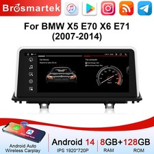 Per BMW X5 E70 CIC Android 14 128G WIFI Radio CarPlay Touchscreen Autoradio GPS