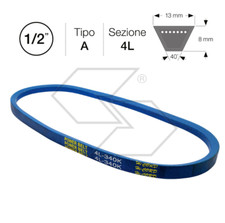 35061400-0 Cinghia per Trattorino Castelgarden Rider F 72 meccanico(motore/cam.)