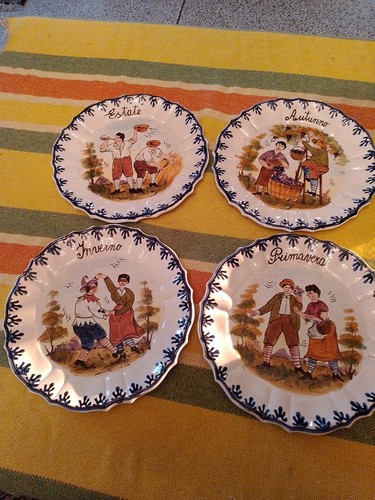Quattro piatti vintage - piatti, le