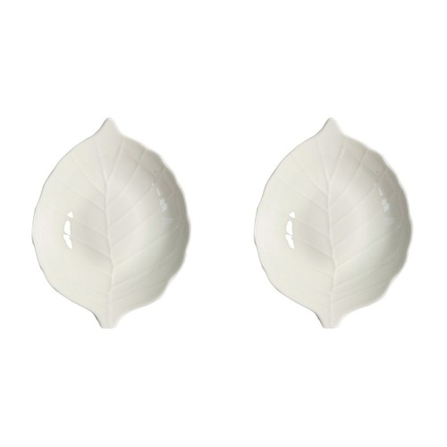 Vassoio ceramica foglia - vassoio,