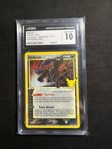 Pokemon umbreon gold star holo - pokemon,