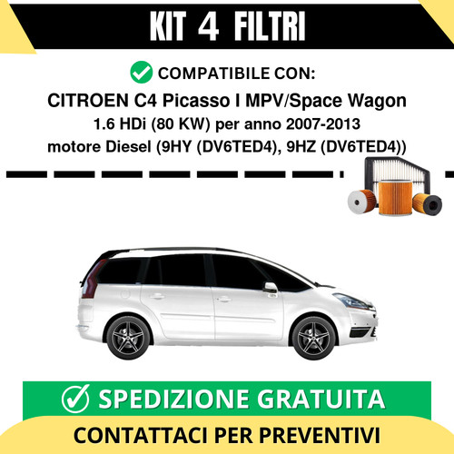 Kit filtri risparmio per - 4,