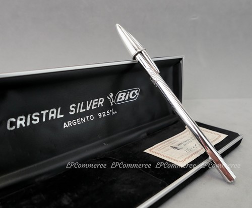 Penna bic argento massiccio - penna,