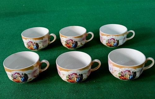 Set antiche tazzine caffè - set, 6