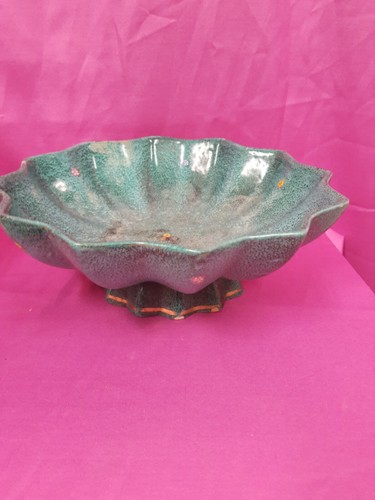 Centrotavola ceramica verde