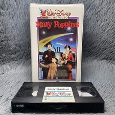 Walt Disney Home Video: Mary Poppins Julie Andrews VHS Tape Clamshell Classic