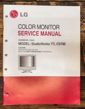 LG StudioWorks 77i CS780 Monitor Manuale di servizio *Originale*