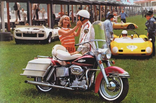 Harley davidson 1968 flh - harley-davidson,