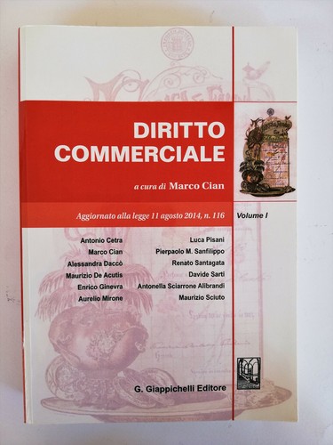 Diritto commerciale vol di - commerciale,