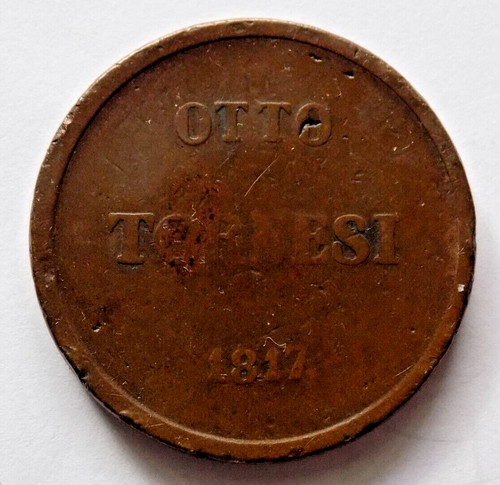 Tornesi 1817 moneta - 8,