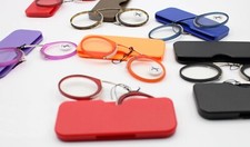 Occhiali da vista lettura naso rotondi TONDI piccoli senza Stanghette Tascabili