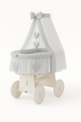 Culla vimini amelia con - in,