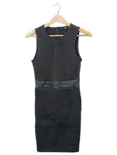 ZARA Abito in ecopelle Donna