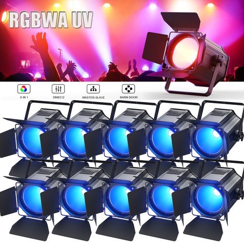 10pz faretto led - 10pz, dmx
