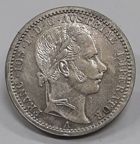 1862 impero austriaco 4 - 1862-a, 1/4