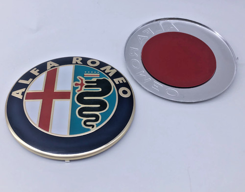 2pcs stemma alfa - alfa, emblem
